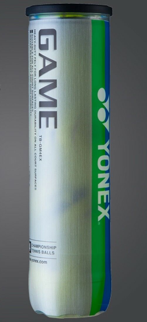 One Pack of 4 Yonex Tennis Game Balls, TB-GM4EX